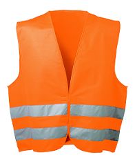 Warnschutz-Weste, orange
