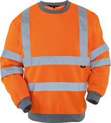Warnschutz-Sweatshirt, orange